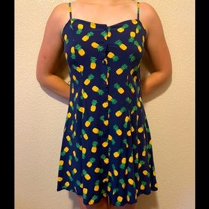 Blue Pineapple Dress